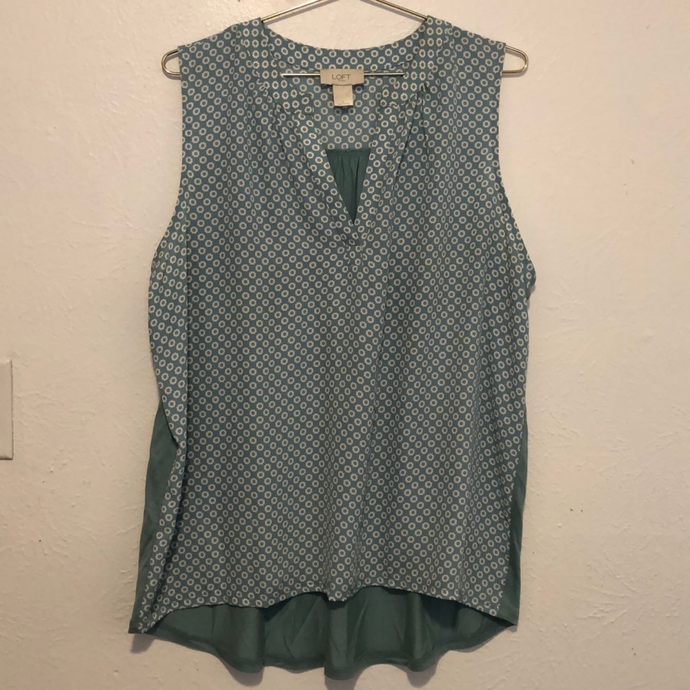 Loft Outlet V Neck Sleeveless Blouse